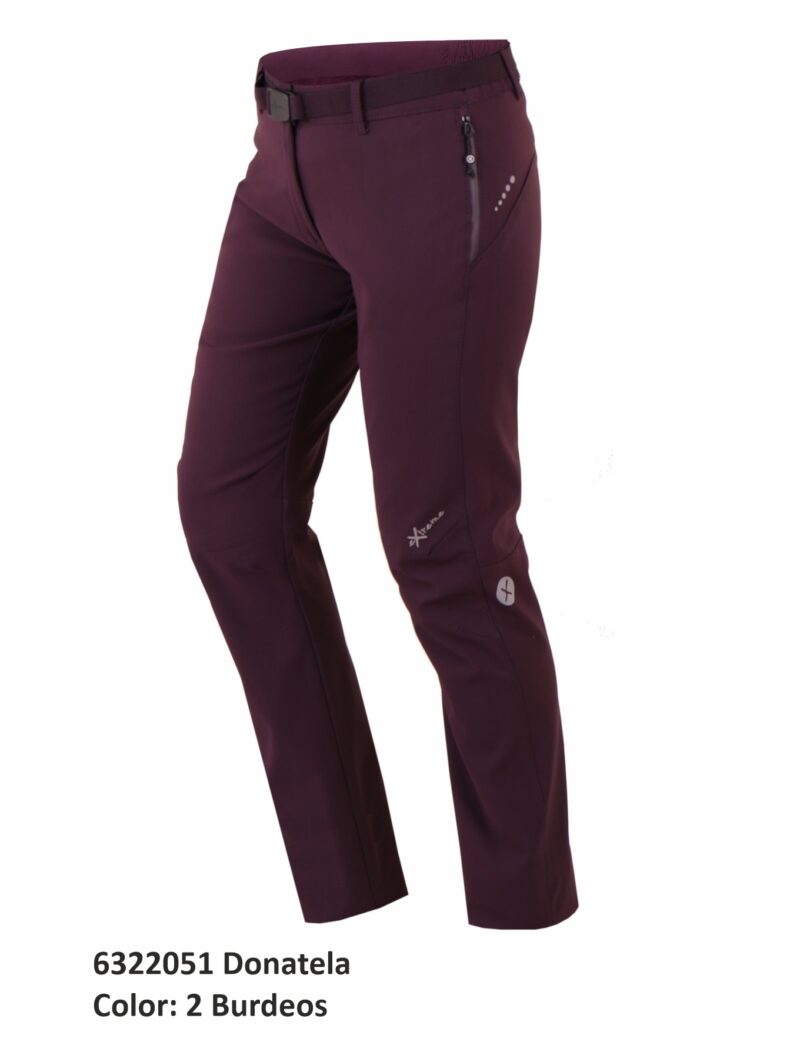 Pantalón Trekking Poliéster/Elastano Perchado Mujer