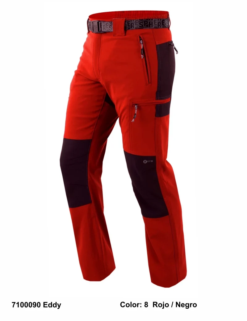 Pantalón Trekking Poliéster/Elastano Sin Perchar Hombre Especial Tallas Grandes.