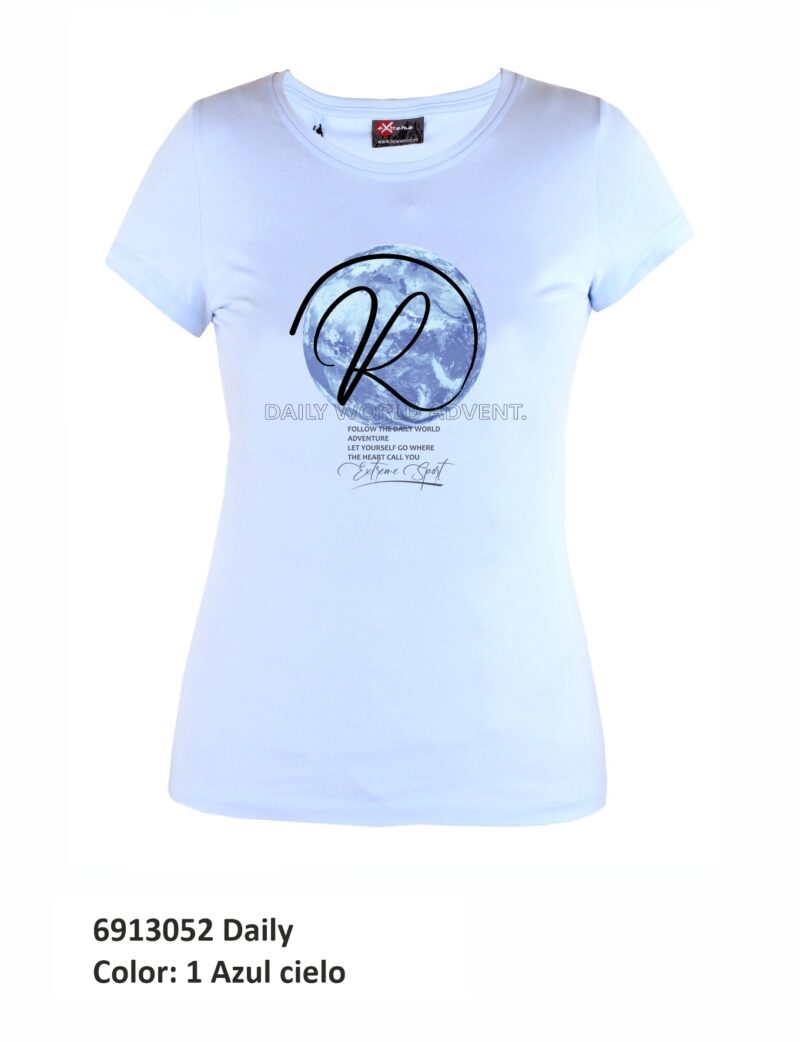 Camiseta Trekking Algodón Mujer